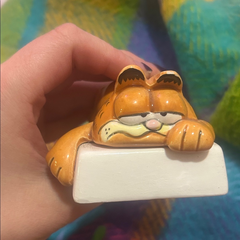 80’s Garfield Ceramic Desk Decor Office - Picture 3 of 4